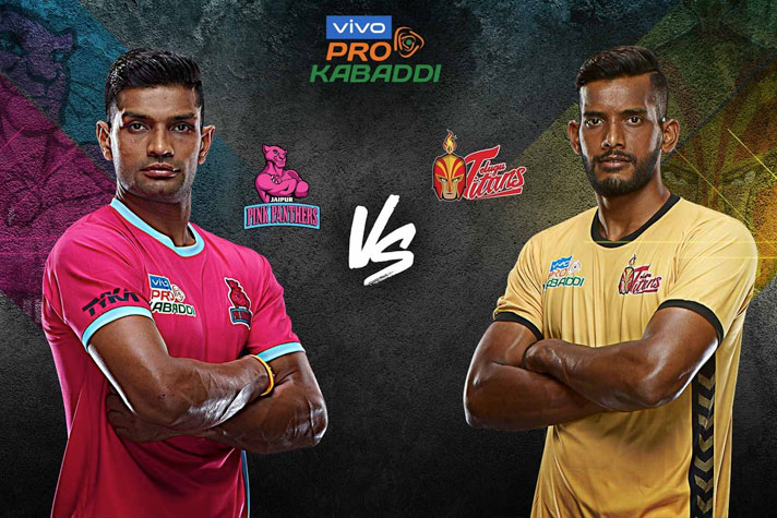 Vivo Pro Kabaddi 2019 – Jaipur Pink Panthers vs Telugu Titans: How and where to watch Live