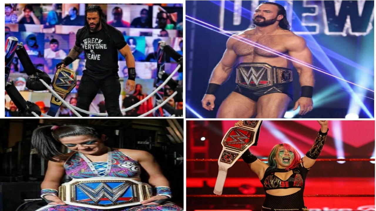 Wwe Raw And Smackdown Current Champions Ahead Of Clash Of Champions 2020