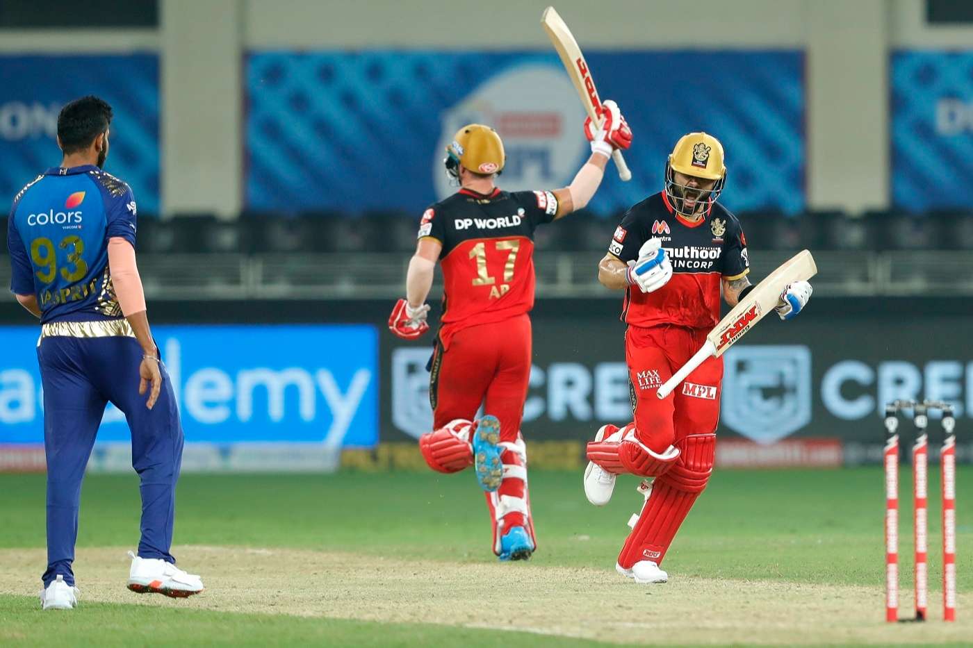RCB vs MI Highlights RCB wins battle of nerves to beat MI in nail