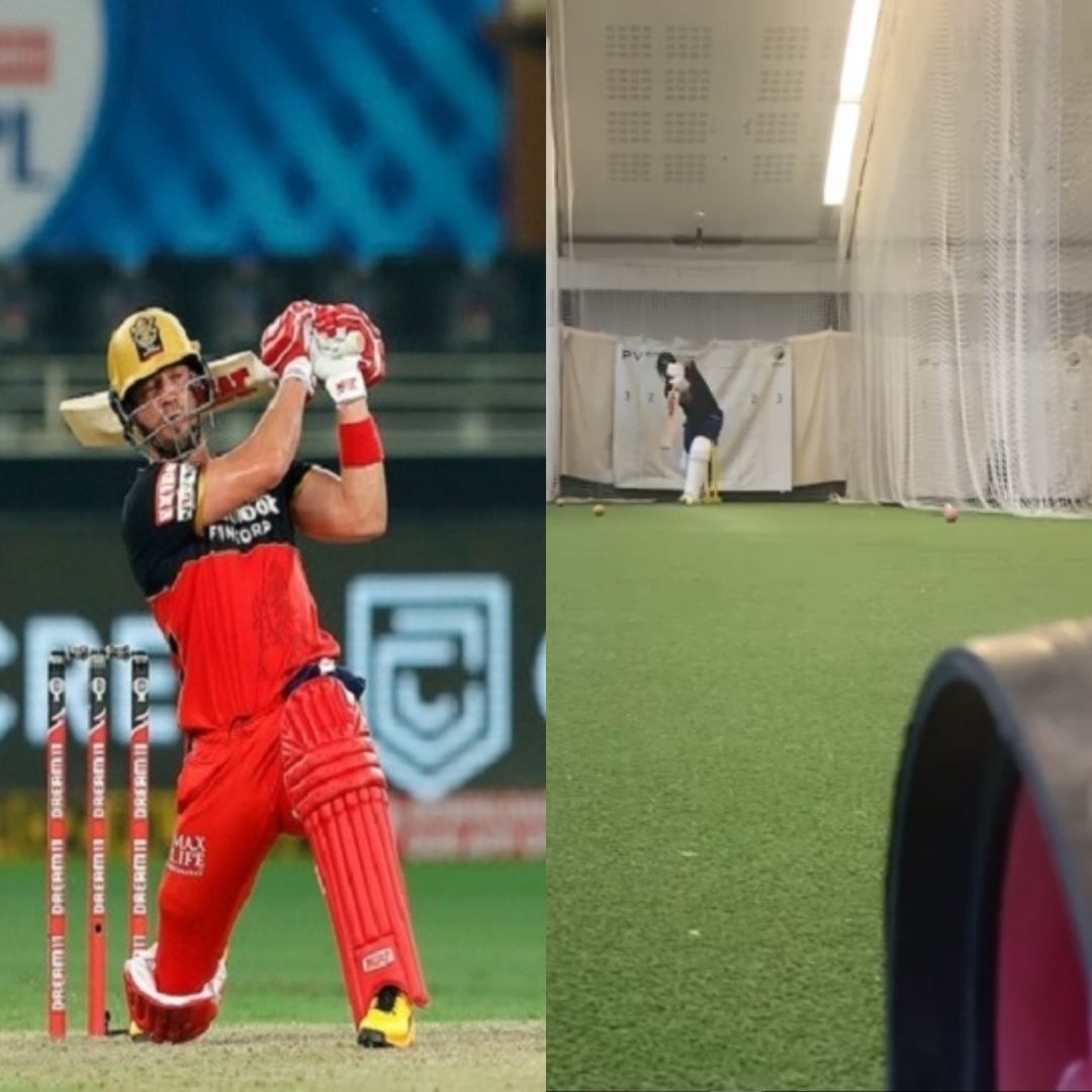 IPL 2021: RCB’s Superman AB De Villiers smashes an i-phone with his powerful shot; Watch video