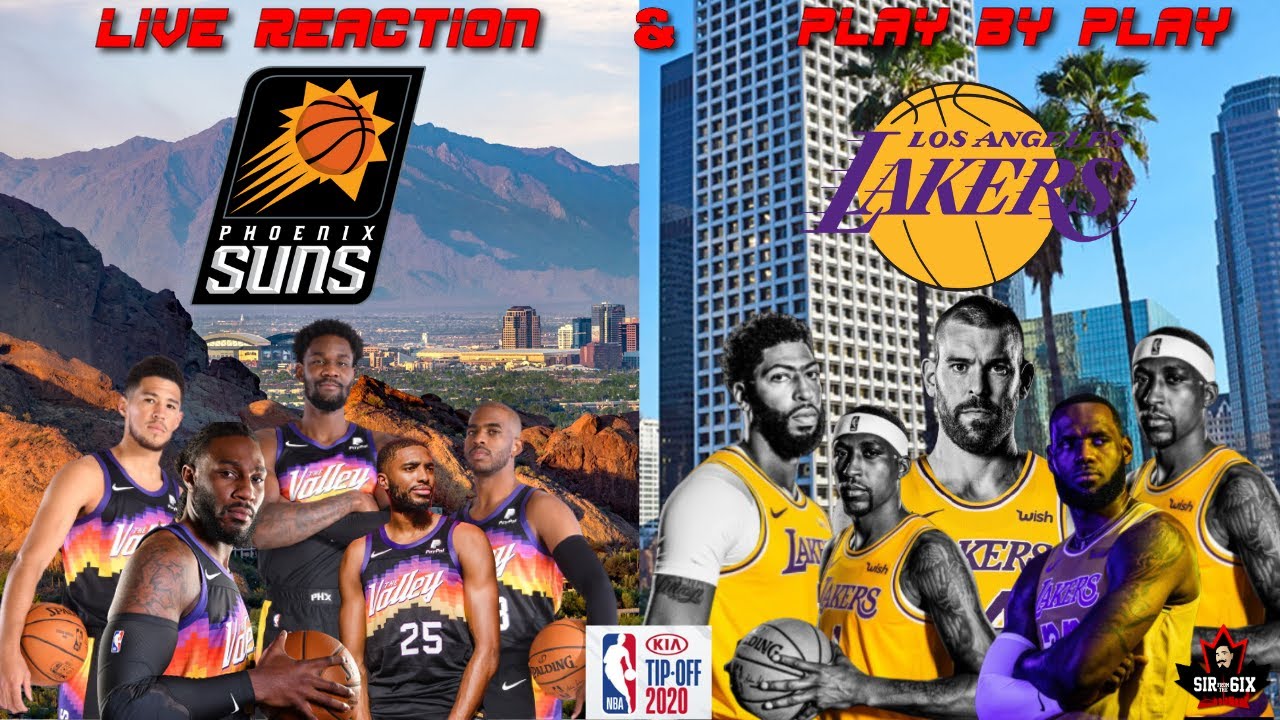 Lakers vs suns live