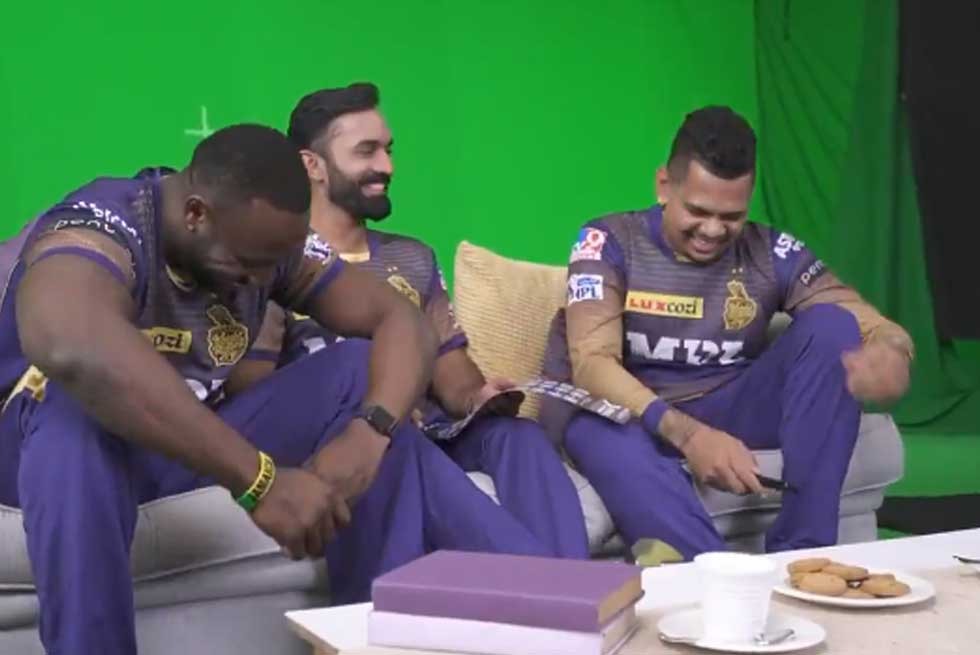 IPL 2021: हंसते हंसते आंद्रे रसेल की आखों से निकले आंसू, VIDEO देख आपकी भी छूट जाएगी हंसी