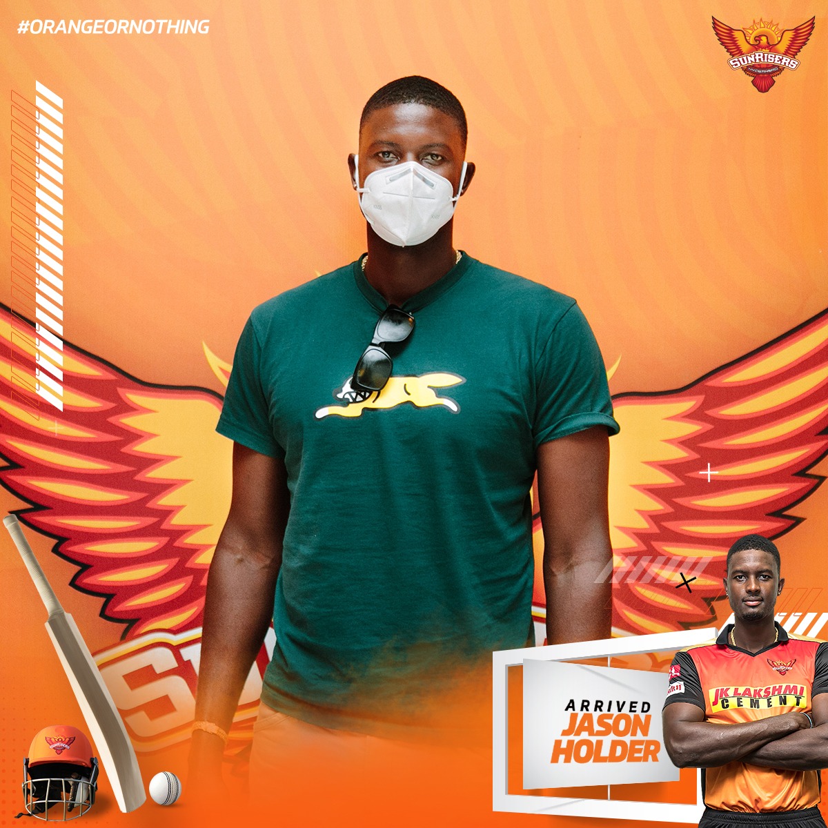 IPL 2021 SRH's Jason Holder arrives in Chennai for IPL 2021