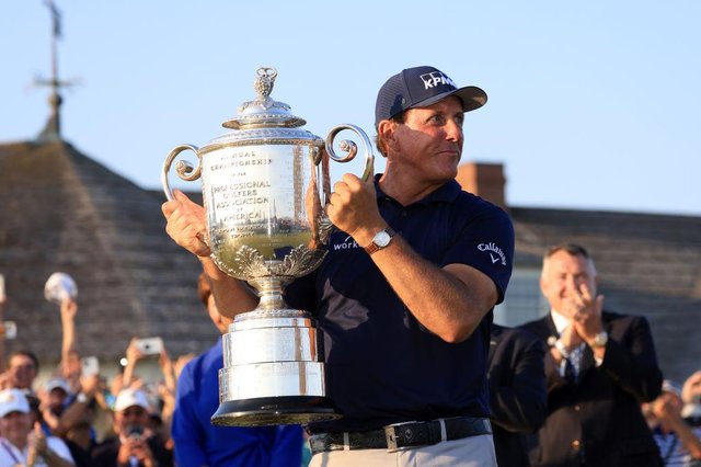 US PGA Championship - Phil Mickelson oldest to win Golf major