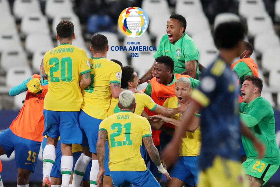 Copa America 2021 BRA vs COL Result: Casemiro, Firmino shine in Brazil’s controversial 2-1 win over Colombia