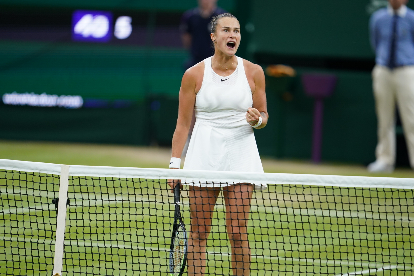 Wimbledon Quarterfinals 2021: Aryna Sabalenka defeats Ons Jabeur to storm into semifinals for first time in her tennis career.