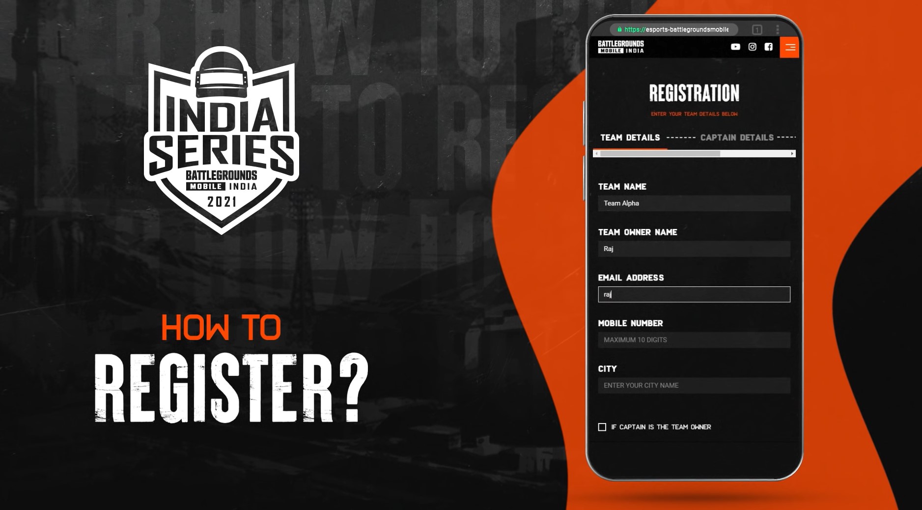BGMI India Series Registration Link How to register for the tournament