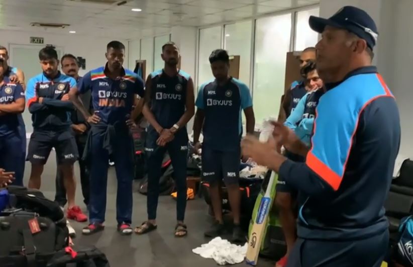 Ind vs SL ODI Series: Rahul Dravid’s most emotional & inspirational speech to the Indian team after victory over Sri Lanka, Check Video