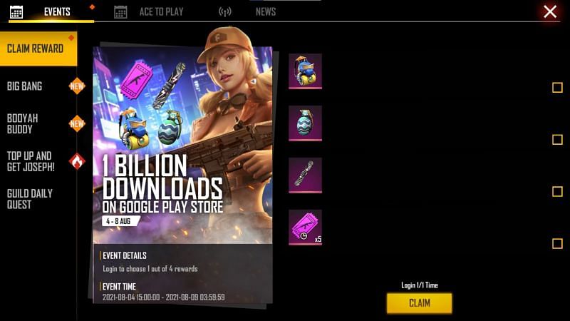 Garena Free Fire claims 1 bn downloads on Google Play Store