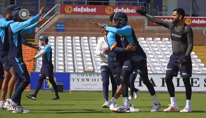 India tour of England: Virat Kohli and Co. undertakes unique practice drill to probe catching reflexes; Watch video