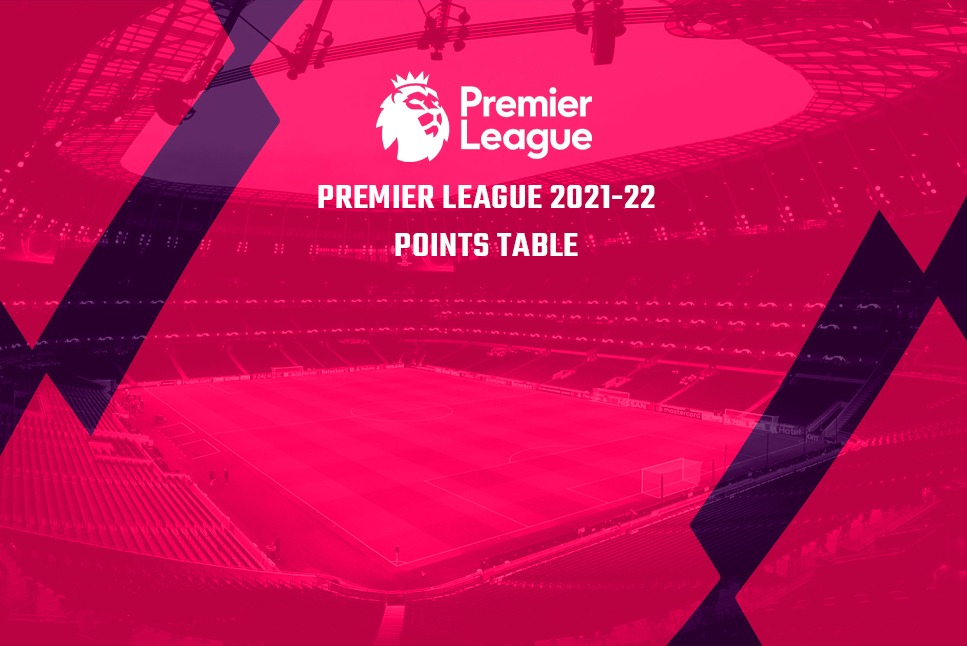 2021/22 table premier league Premier League