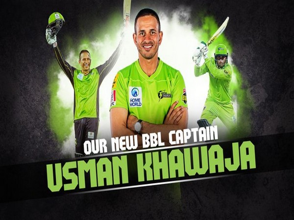 l 21 22 Usman Khawaja Appointed Sydney Thunder Captain For l