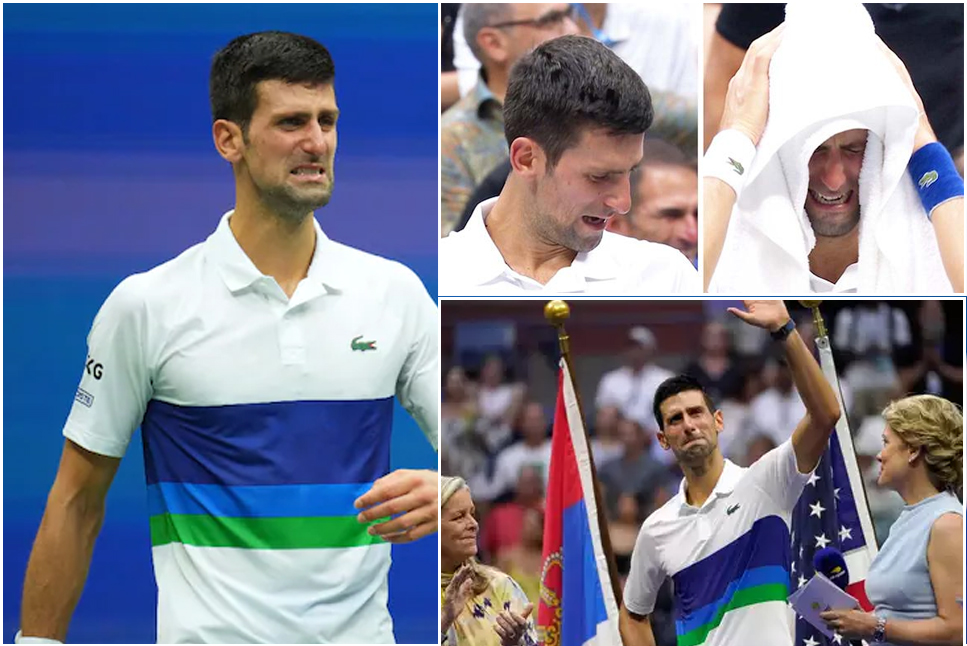 US Open Final: Novak Djokovic in tears as he missed his chance to create tennis history, Medvedev wins his 1st Grand Slam