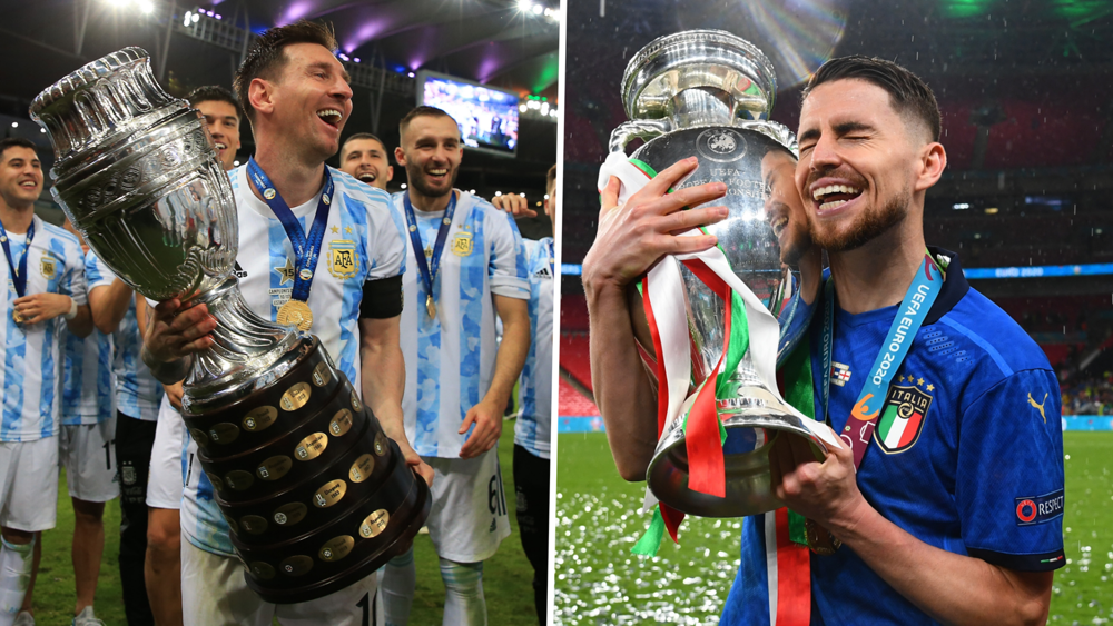 Euro 2020 winners Italy will meet Copa America champions Argentina in June 2022