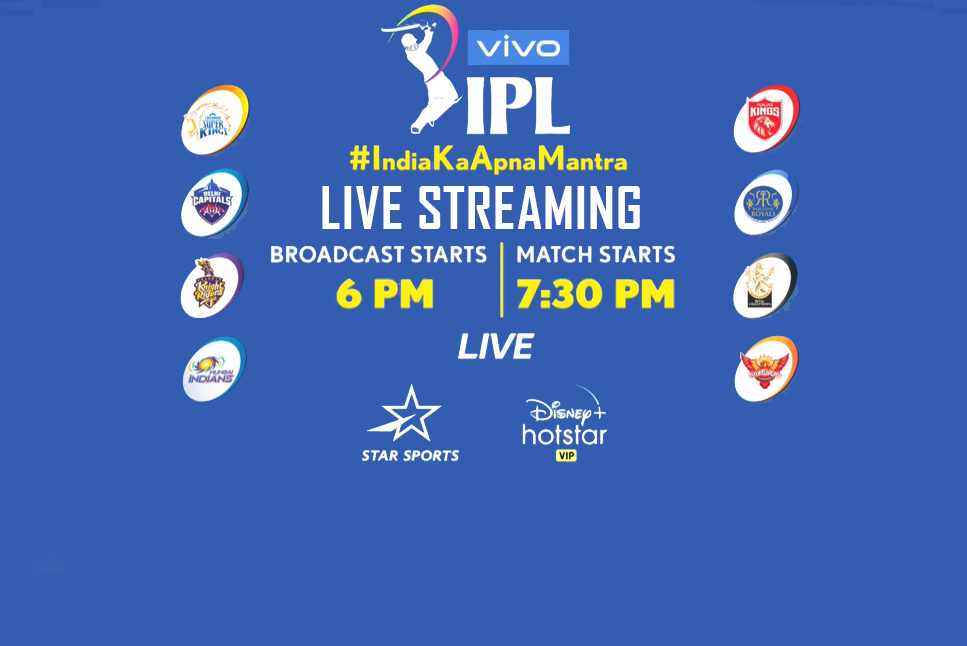 IPL 2021 LIVE Streaming in 100+ 