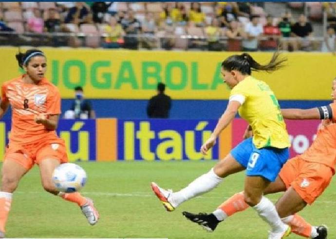 India-W vs Brazil-W: Manisha Kalyan scripts history against Brazil but India suffer 1-6 defeat