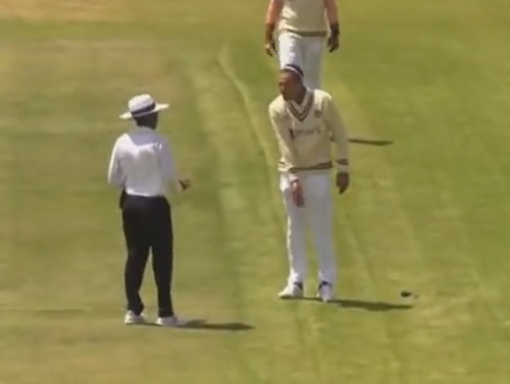 IND-A vs SA-A: Shameful act by Rahul Chahar, gets angry at umpire – throws sunglasses as appeal turned down, check video