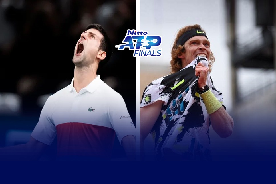 ATP World Tour Finals LIVE: Novak Djokovic vs Andrey Rublev- Predictions, H2H, How to Watch Live; All you need to know