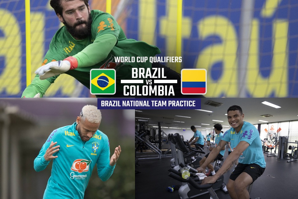 Brazil vs Colombia LIVE: Neymar, Coutinho, Ederson, more spotted in Brazilian national team practice before FIFA World Cup Qualifier game