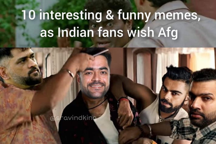 NZ vs AFG LIVE: 10 most interesting & funny memes, as Indian fans wish  Afghanistan to beat New Zealand: Check out - Inside Sport India