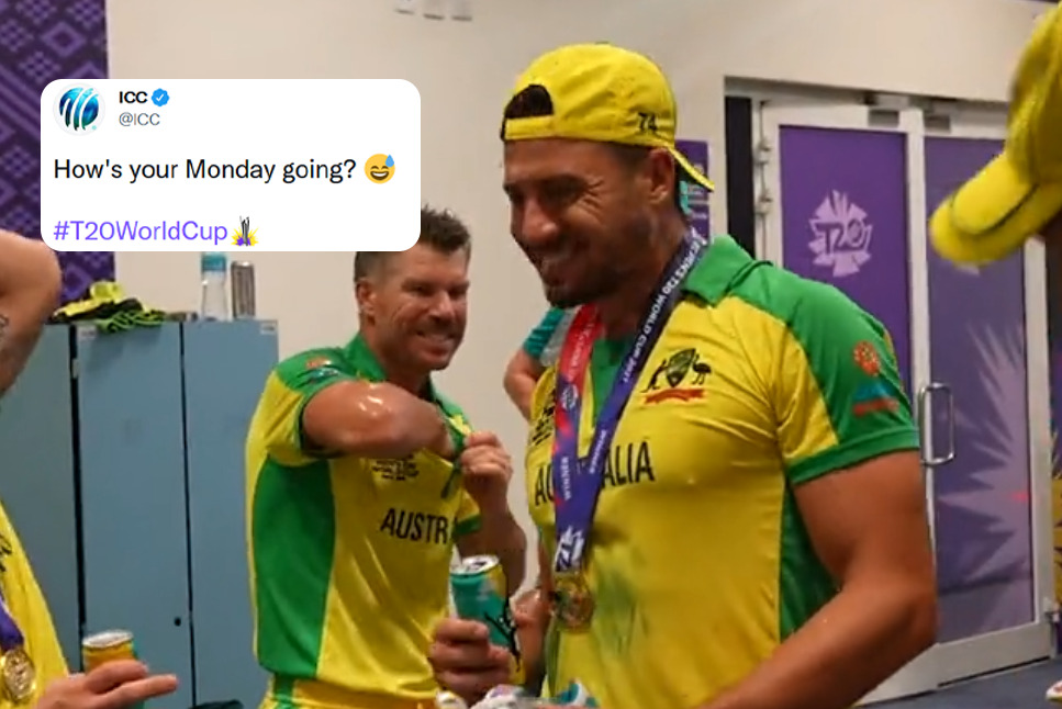 T20 World Cup Wade, Stoinis drink from shoe as Aussies celebrate title