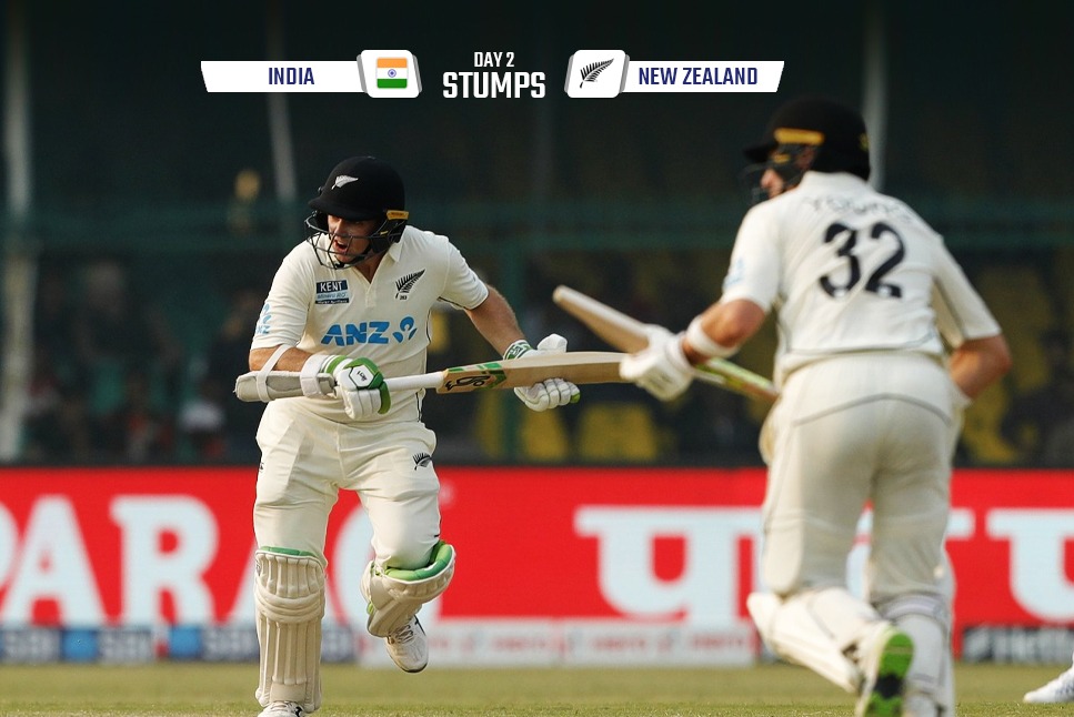 IND vs NZ 1st Test, Day 2 Stumps: Will Young, Tom Latham fifties put India on backfoot; NZ 129/0, trail by 216 runs