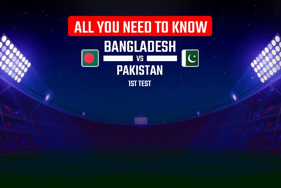 BAN vs PAK 1st Test: Bangladesh vs Pakistan Schedule, Full Squads, Date, Time, LIVE Streaming, Venue all you need to know