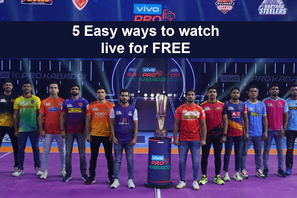 PKL 2021 LIVE Streaming: 5 Easy ways to watch PKL Season 8 live Streaming for FREE in India