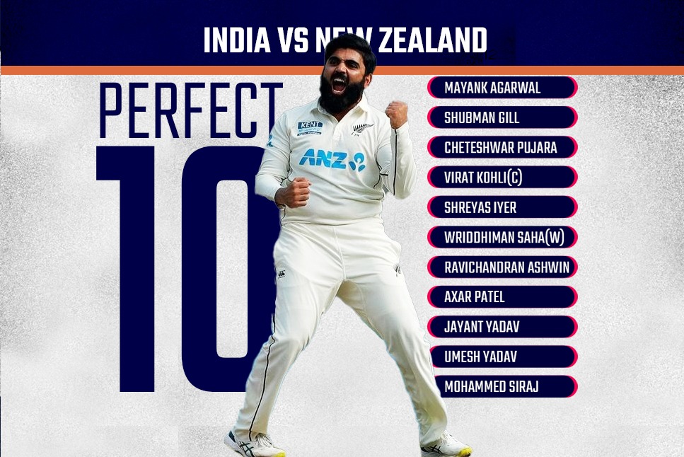 IND vs NZ LIVE: Ajaz Patel joins PERFECT 10 Club taking all 10 wickets against India to match Anil Kumble, Jim Laker