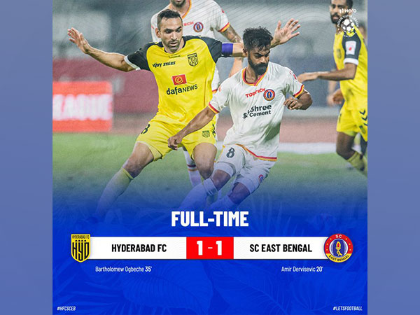 ISL 2021-22: Hyderabad FC, SC East Bengal play out 1-1 draw