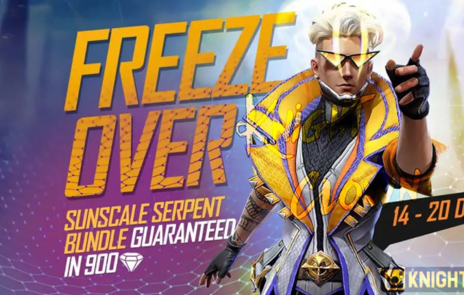 Garena Free Fire Freeze Over Event: How to Get the Sunscale Serpent Bundle from the Event. Check More Details on the Free Fire New Event
