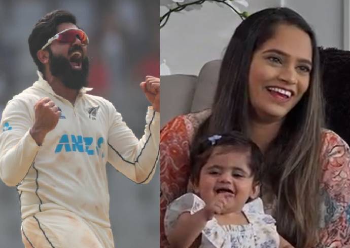 IND vs NZ LIVE: New Zealand’s ‘PERFECT 10’ hero Ajaz Patel’s wife says ‘Record performance was for daughter’