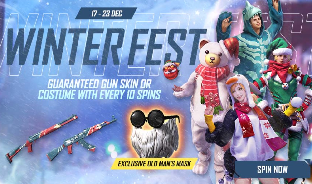 Garena Free Fire Winter Fest Event: Get winter-themed items for free in Free Fire