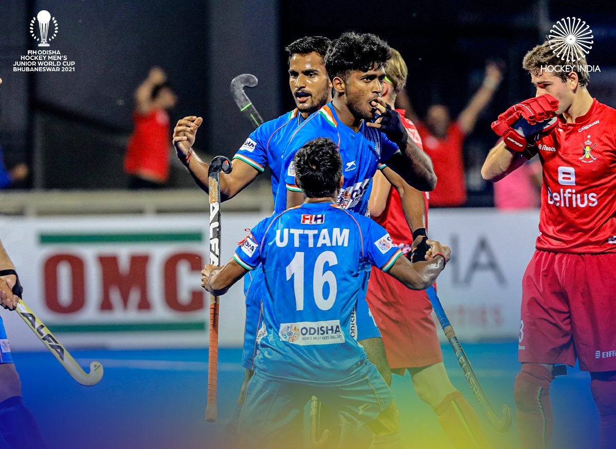 India beat Belgium, Junior Hockey World Cup Quarterfinals: Sharda Nand Tiwari strikes to help India win 1-0, to face Germany in semifinals