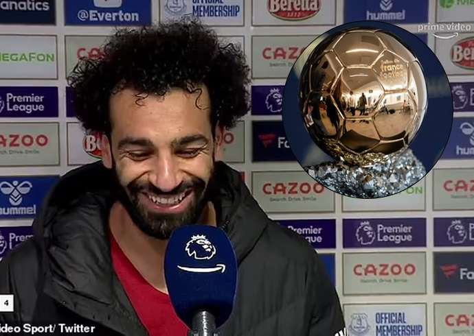 Everton vs Liverpool: Mohamed Salah sees the funny side of things as he bursts into laughter when asked about his seventh-place finish at the Ballon d’Or, Watch Video-