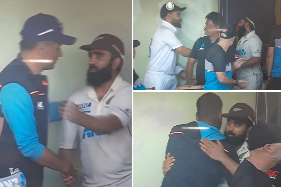 IND vs NZ 2nd Test: Rahul Dravid, Virat Kohli congratulate Ajaz Patel for his historic 10-fer, check pictures