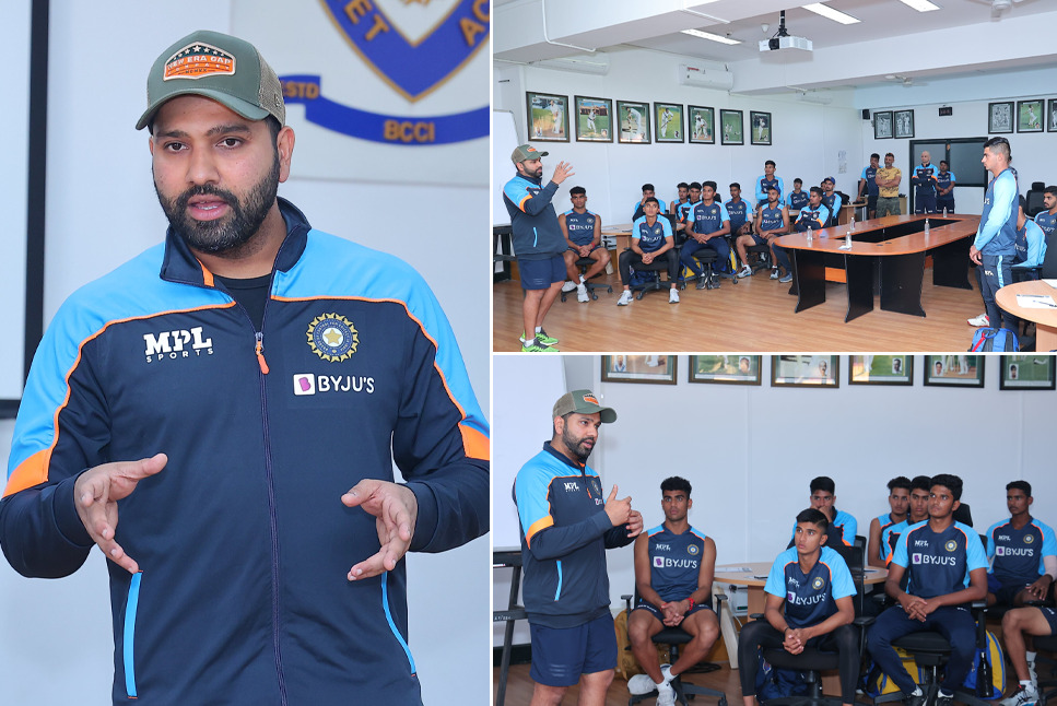 U-19 Asia Cup: Rohit Sharma's 'MASTERCLASS' for Under 19 team as they leave for Asia Cup in Dubai, check out