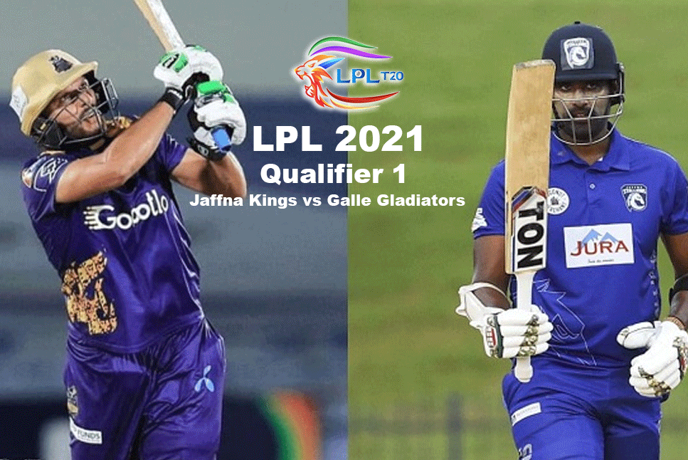 Jaffna Kings vs Galle Gladiators Live Qualifier 1: Jaffna Kings lose three in 189 run chase, onus on Shoaib Malik & R Gurbaz: JK 58/3 (8) – Follow Lanka Premier League 2021 Updates