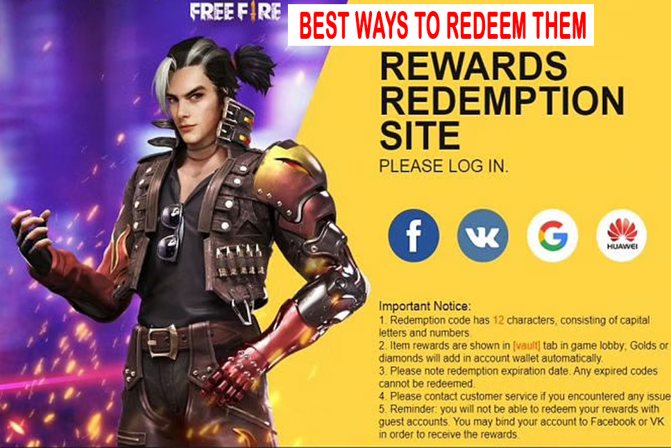 Free Fire Redeem Codes Website: Simple ways to Redeem Codes