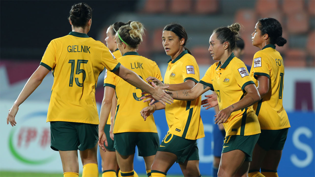 AFC Women's Asian Cup: Australia down Thailand to stay perfect, top Group B