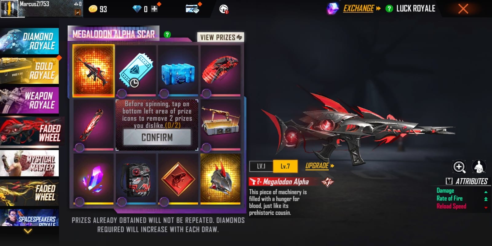 Free Fire Faded Wheel Event: Check How to get the SCAR Megalodon Alpha Evo gun, and more items from the event - All you need to know