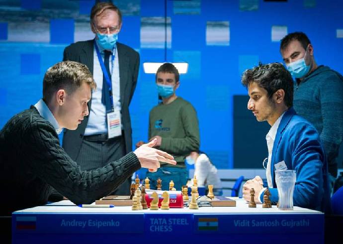 Tata Steel Chess Round 13: Vidit Gujrathi clinches title in Challengers; Magnus  Carlsen beats Anish Giri to win Masters-Sports News , Firstpost