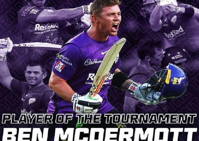 IPL 2022: Ahead of mega acution, BBL’s Ben McDermott named Player of Tournament in Big Bash League