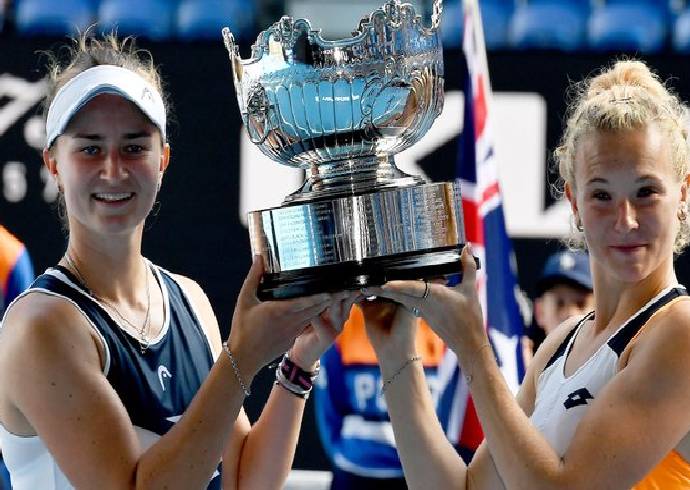 Australian Open FINAL: Meet Barbora Krejcikova & Katerina Siniakova, Australian Open women’s doubles CHAMPIONs