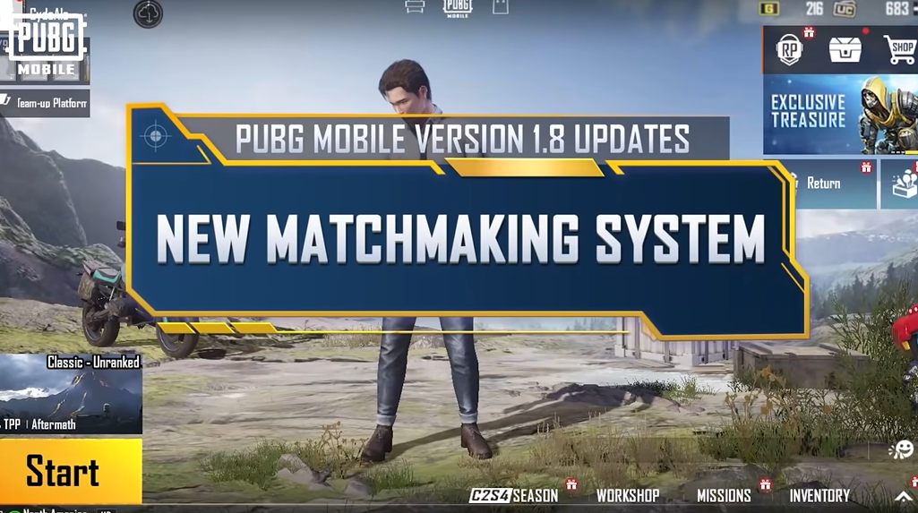 Pubg mobile 1.8 update
