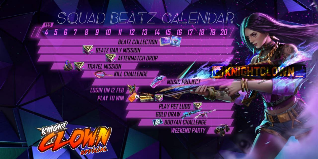 Free Fire Launches The New Squad BEATz Game Mode Today