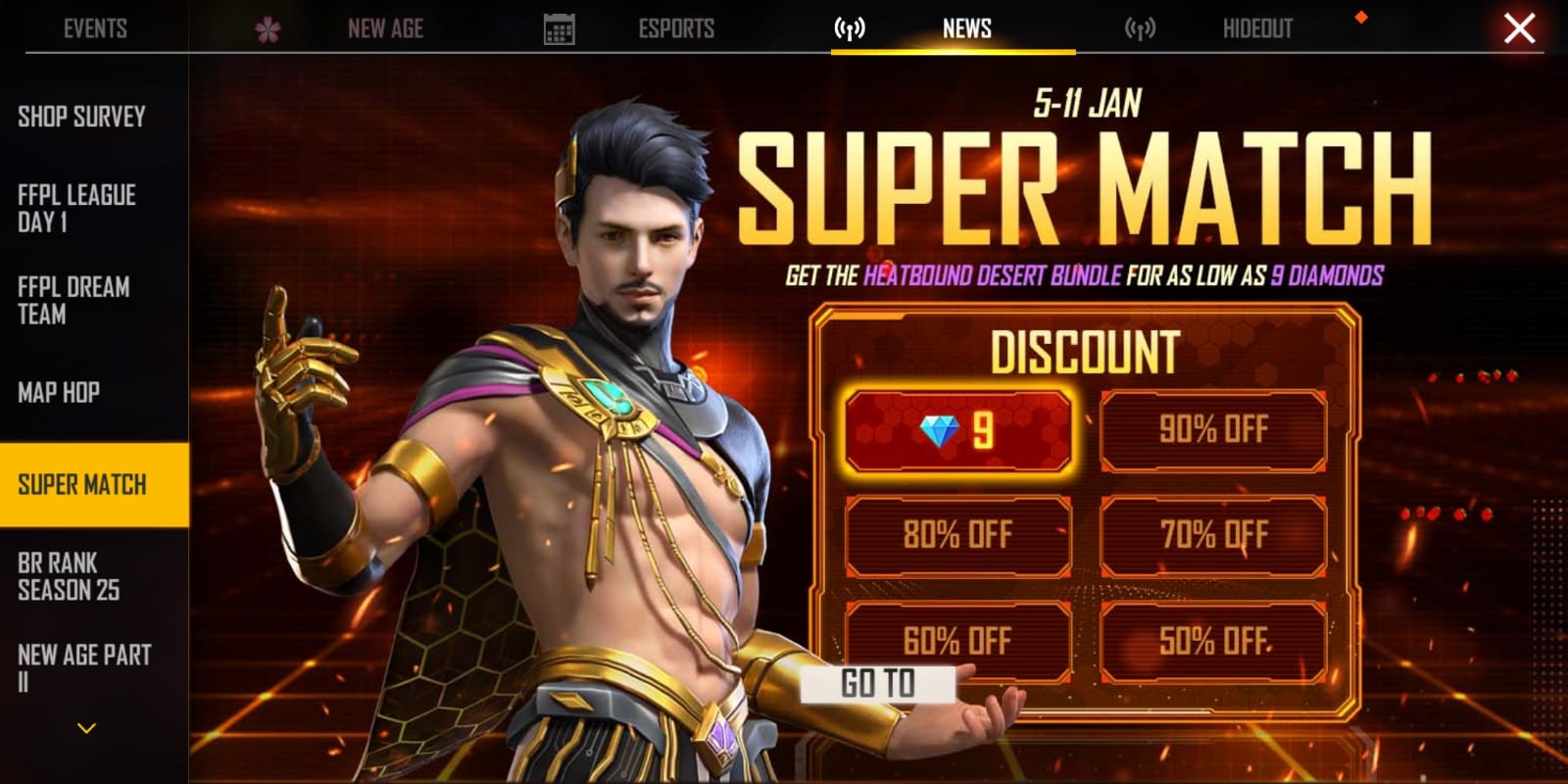 Garena Free Fire Super Match Event: Get a chance to claim cool items including Heatbound Bundle for massive discounts, More Details