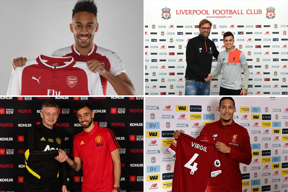 January Transfer Window: Every Premier League club’s greatest January signing; Van Dijk, Vidic, Lingard – Check out