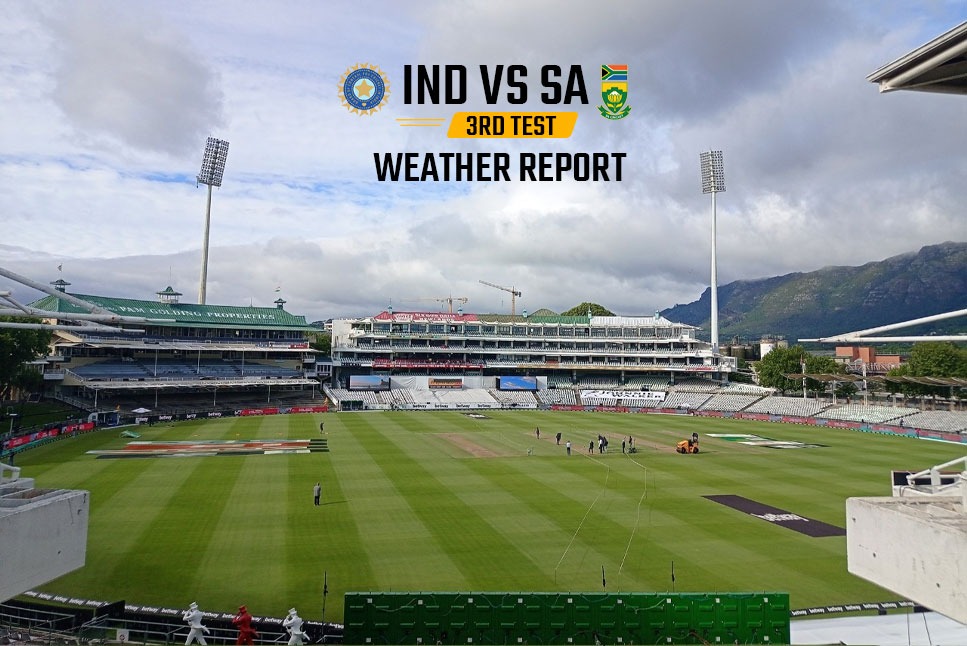 IND vs SA LIVE, Cape Town Weather Report: Will rain play spoilsport in series decider? Follow India vs South Africa 3rd Test LIVE updates