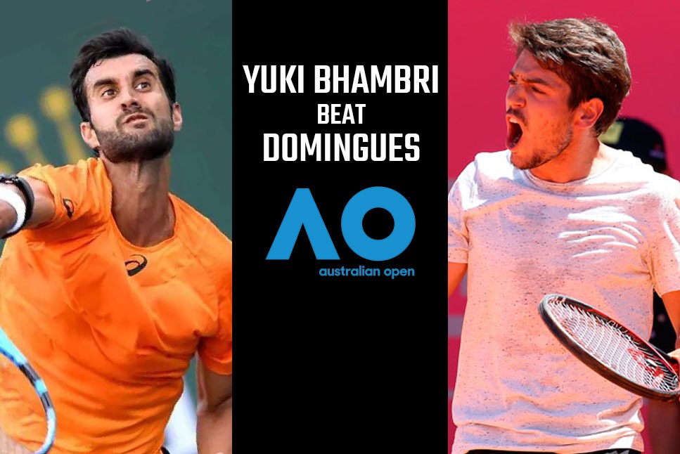 Australian Open Qualifiers: Yuki Bhambri beats Portugal’s Domingues on his return to Grand Slams
